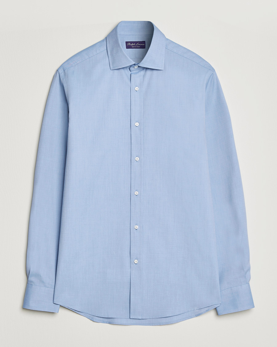 Homme | Chemises | Ralph Lauren Purple Label | Oxford Button Down Shirt Light Blue