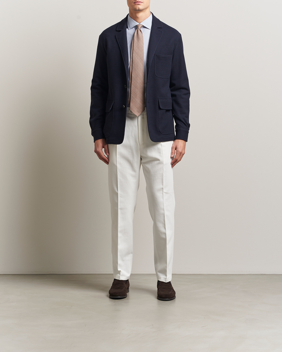 Homme | Blazers | Ralph Lauren Purple Label | Wool/Cotton Jacket Chairman Navy