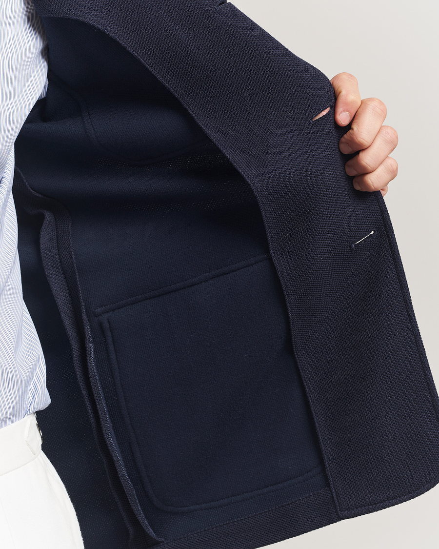 Homme | Blazers | Ralph Lauren Purple Label | Wool/Cotton Jacket Chairman Navy