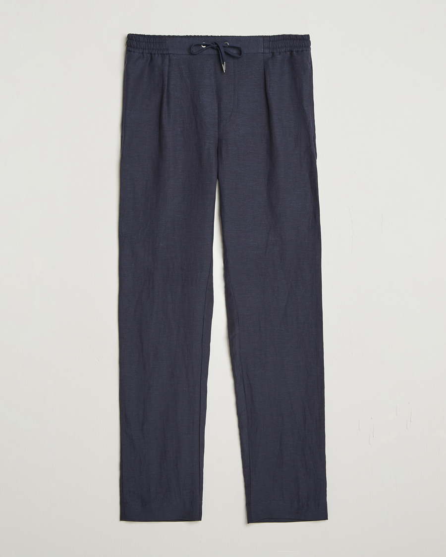 Homme | Pantalons | Ralph Lauren Purple Label | Dorset Drawstring Trousers Chairman Navy