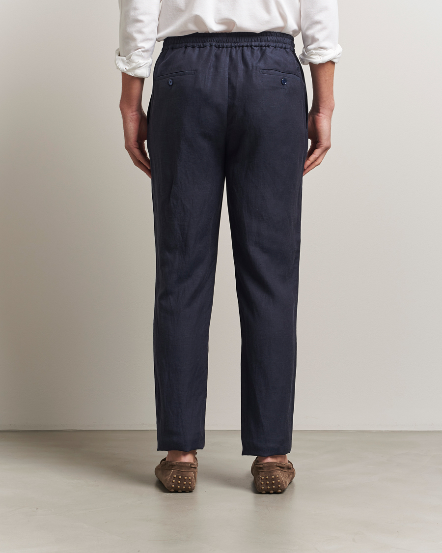 Homme | Pantalons | Ralph Lauren Purple Label | Dorset Drawstring Trousers Chairman Navy