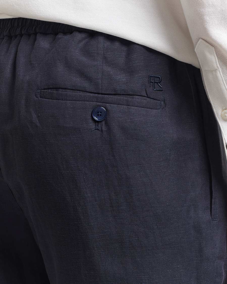 Homme | Pantalons | Ralph Lauren Purple Label | Dorset Drawstring Trousers Chairman Navy