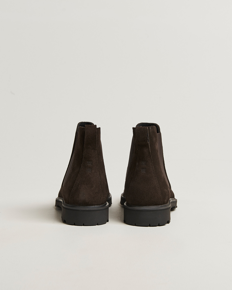 Homme | Bottes | UBR | Thunder Chelsea Suede Boot Dark Brown