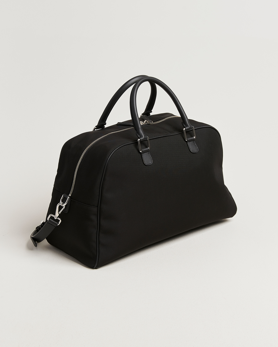 Homme | Sacs | Anderson's | Balistic Nylon/Leather Weekendbag Black