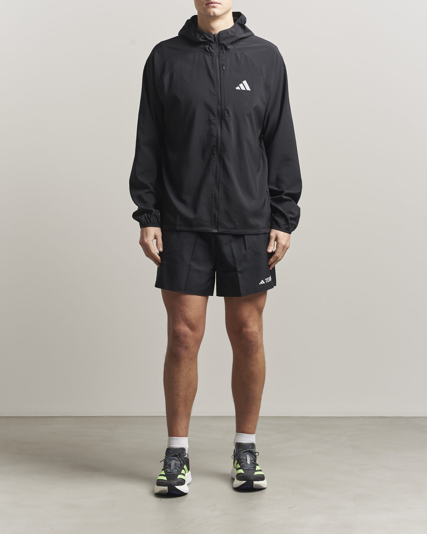 Homme | Manteaux Et Vestes | adidas Performance | Running Hooded Jacket Black