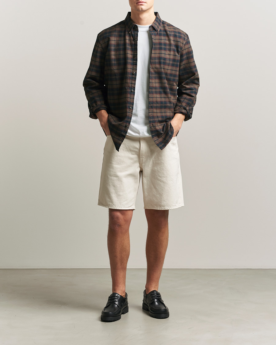 Homme | Shorts | Levi's | 468 Loose Denim Shorts Ecru Bone