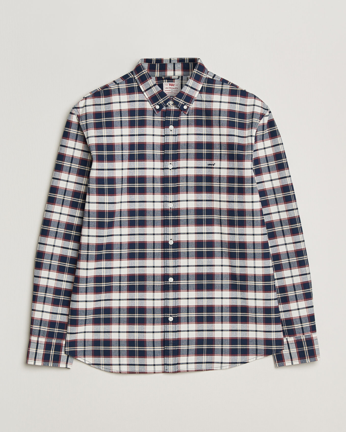 Homme | Chemises | Levi's | Cotton Checked Shirt Dress Blues