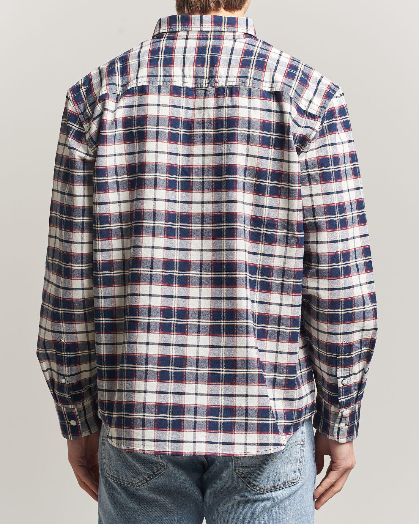 Homme | Chemises | Levi's | Cotton Checked Shirt Dress Blues