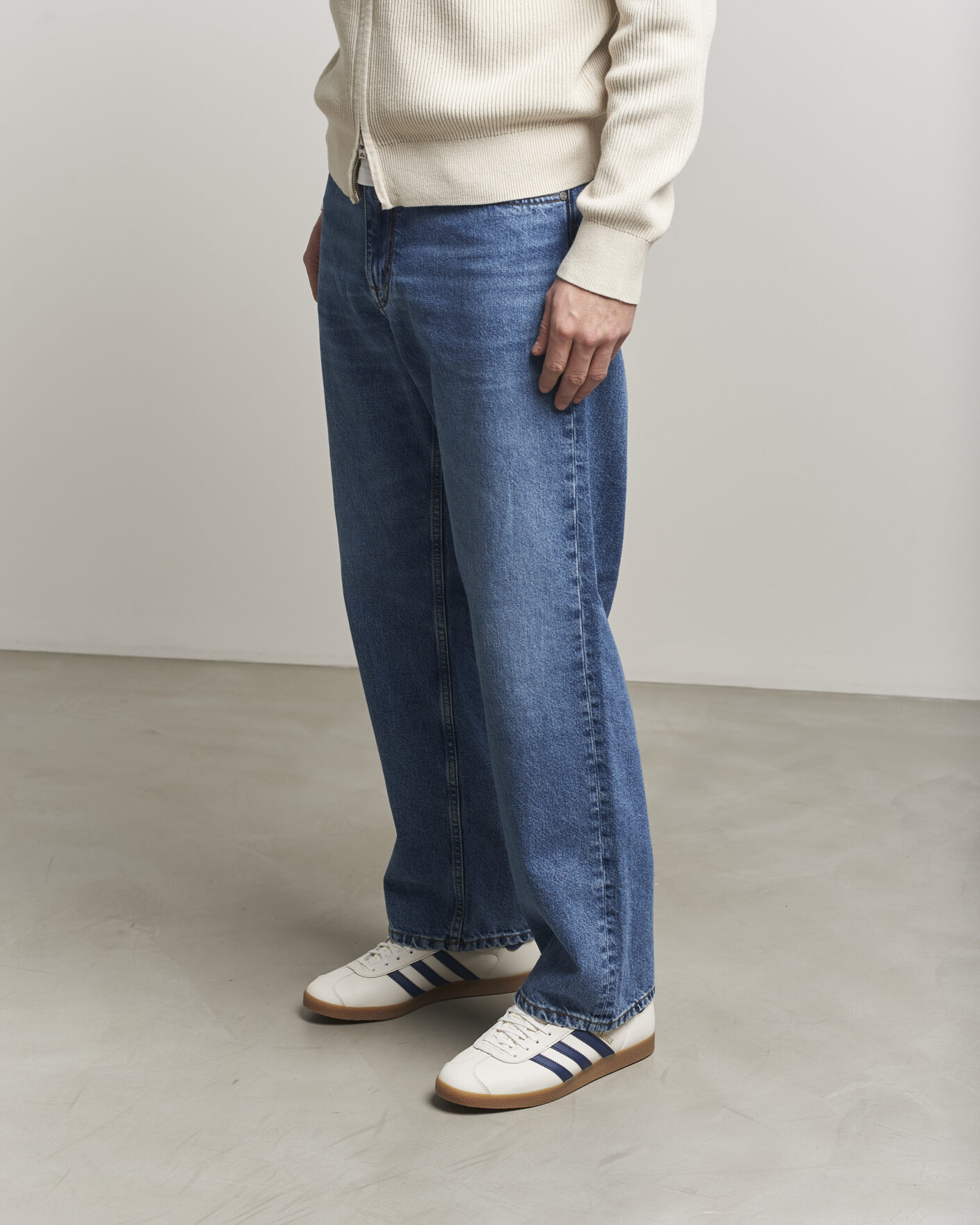 Homme | Baskets | adidas Originals | Gazelle Sneaker White/Dark Blue