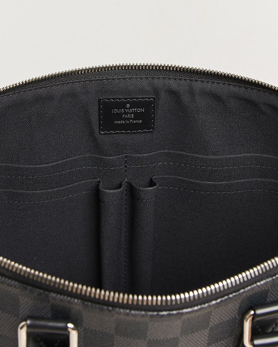 Homme | Pre-Owned & Vintage Bags | Louis Vuitton Pre-Owned | Porte Documents Jour Damier Graphite