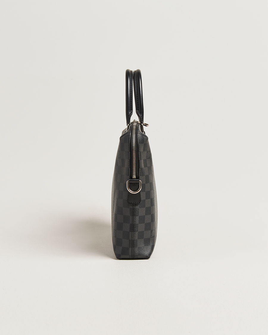 Homme | Pre-Owned & Vintage Bags | Louis Vuitton Pre-Owned | Porte Documents Jour Damier Graphite