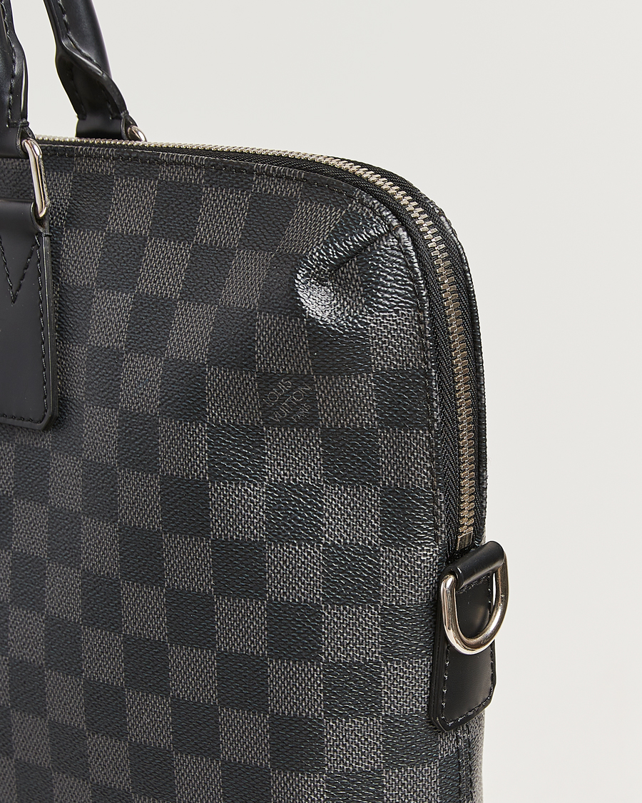 Homme | Pre-Owned & Vintage Bags | Louis Vuitton Pre-Owned | Porte Documents Jour Damier Graphite
