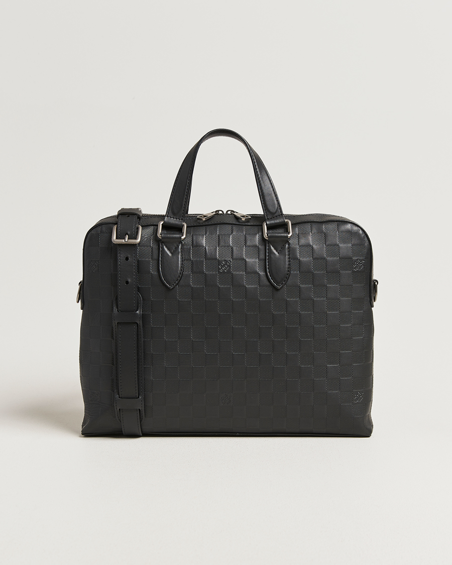 Homme | Louis Vuitton Pre-Owned Porte Documents Studio Damier Infini | Louis Vuitton Pre-Owned | Porte Documents Studio Damier Infini