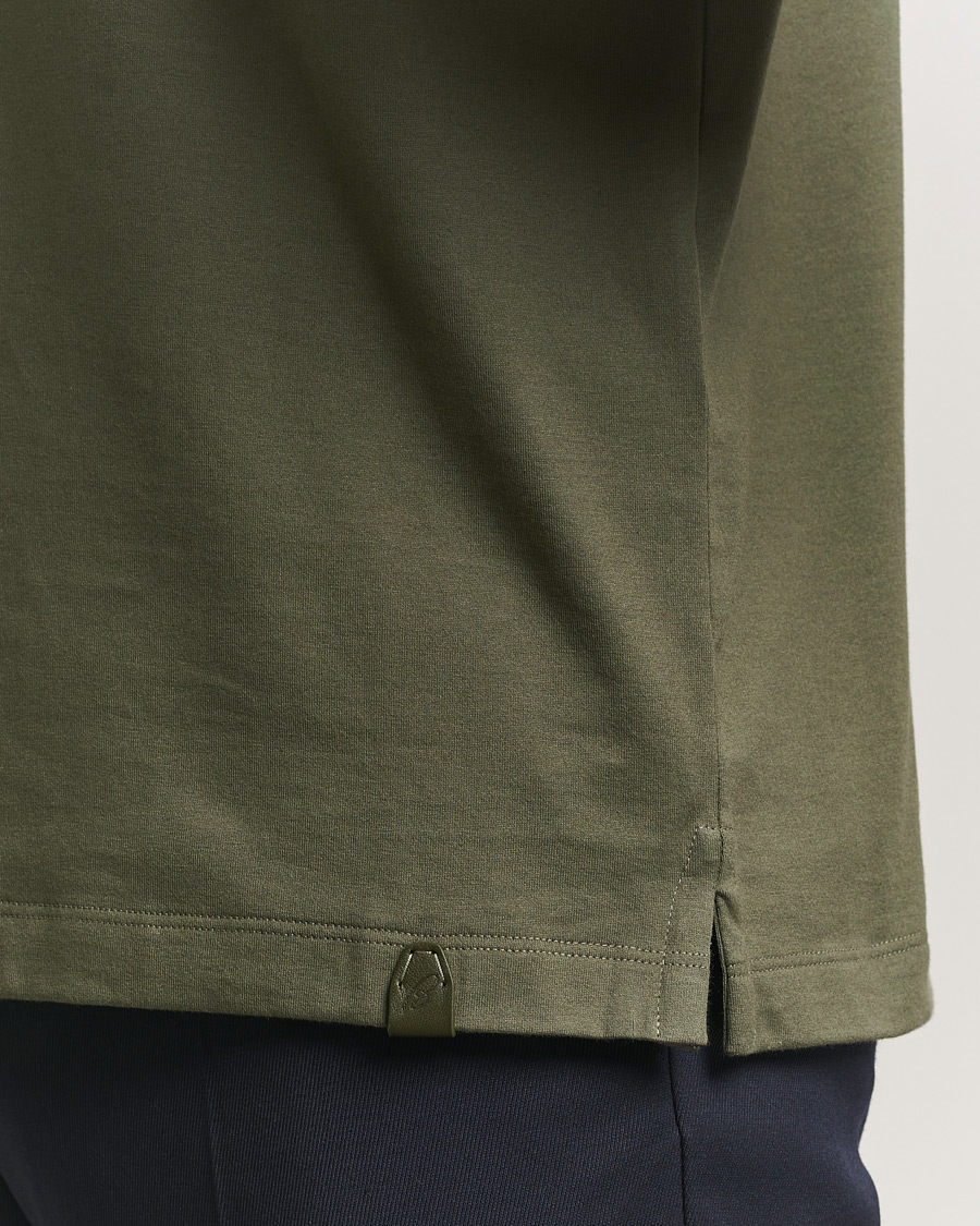 Homme | T-shirts | Brioni | Short Sleeve Cotton T-Shirt Military