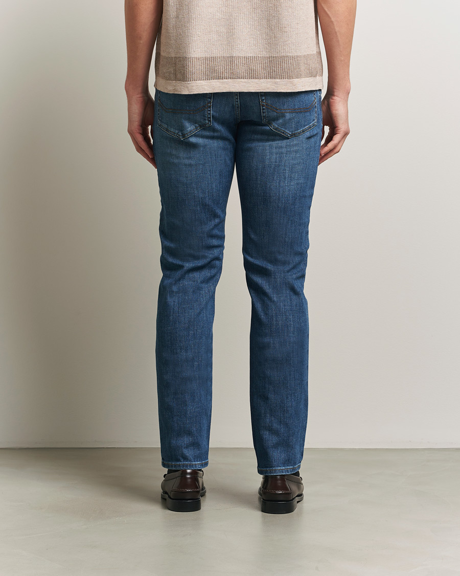 Homme | Pantalons | Brioni | 5-Pocket Denim Medium Blue Wash