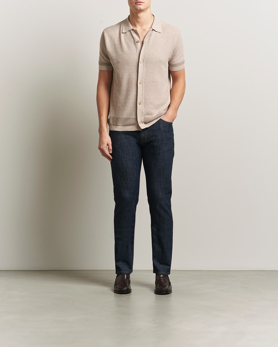 Homme | Pantalons | Brioni | 5-Pocket Denim Dark Blue Wash