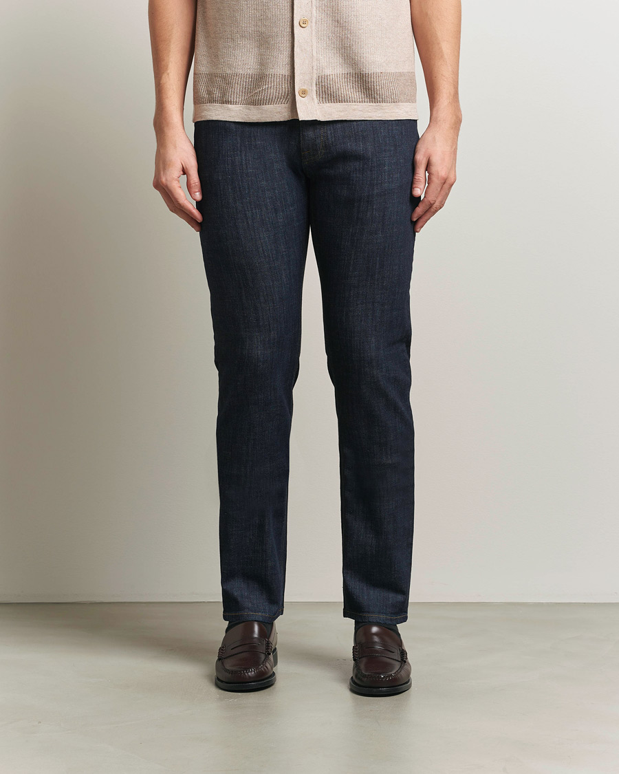 Homme | Pantalons | Brioni | 5-Pocket Denim Dark Blue Wash