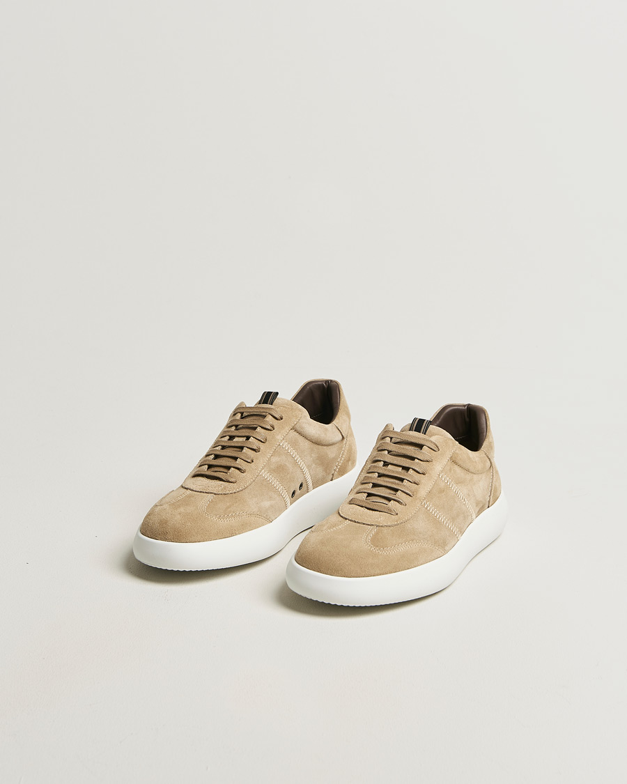 Homme | Baskets | Brioni | Cassetta Sneakers Beige Suede