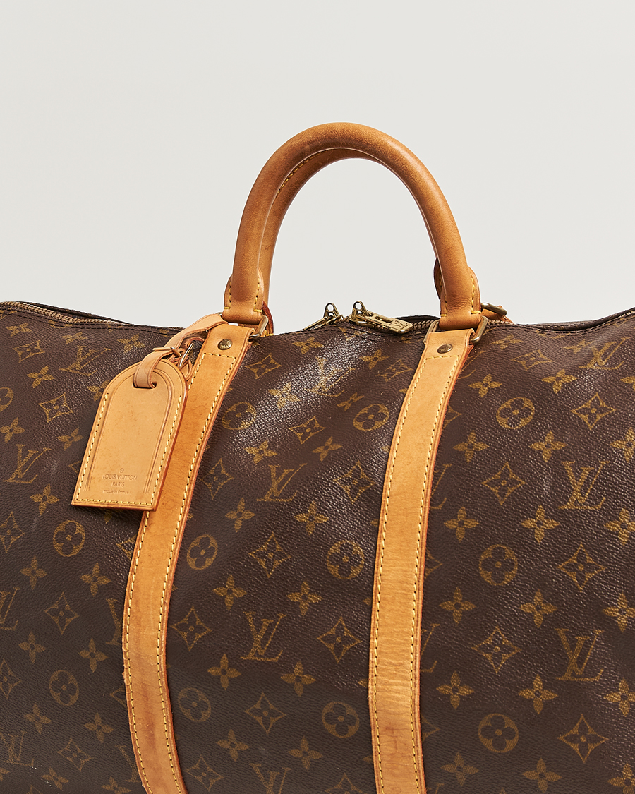 Homme | Pre-Owned & Vintage Bags | Louis Vuitton Pre-Owned | Keepall Bandouliére 55 Monogram