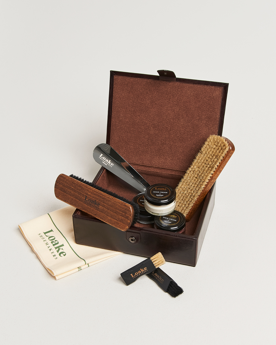 Homme | Entretien Chaussures | Loake 1880 | Saphir Small Leather Valet Box
