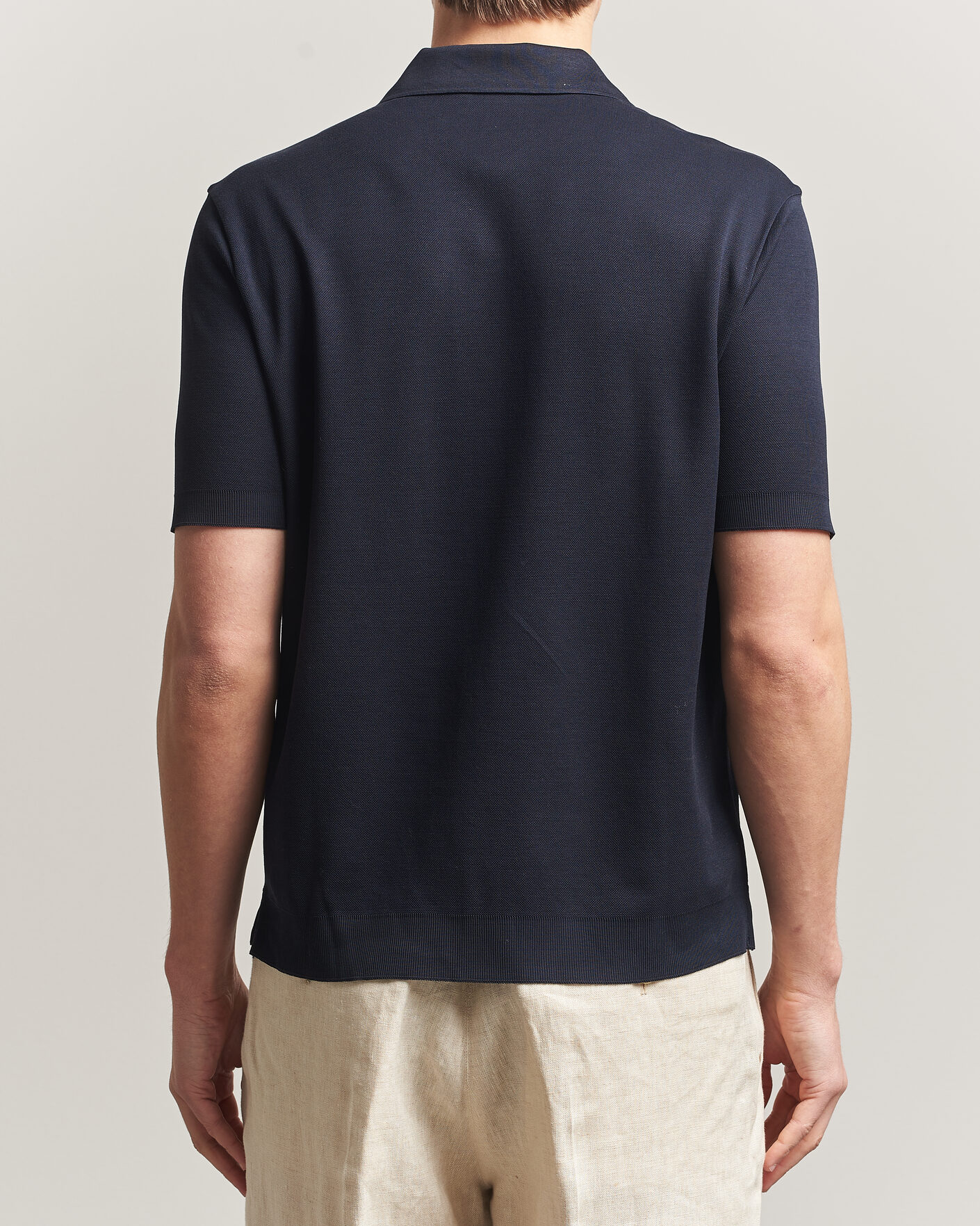 Homme | Polos | Altea | Jersey Piquet Polo Navy