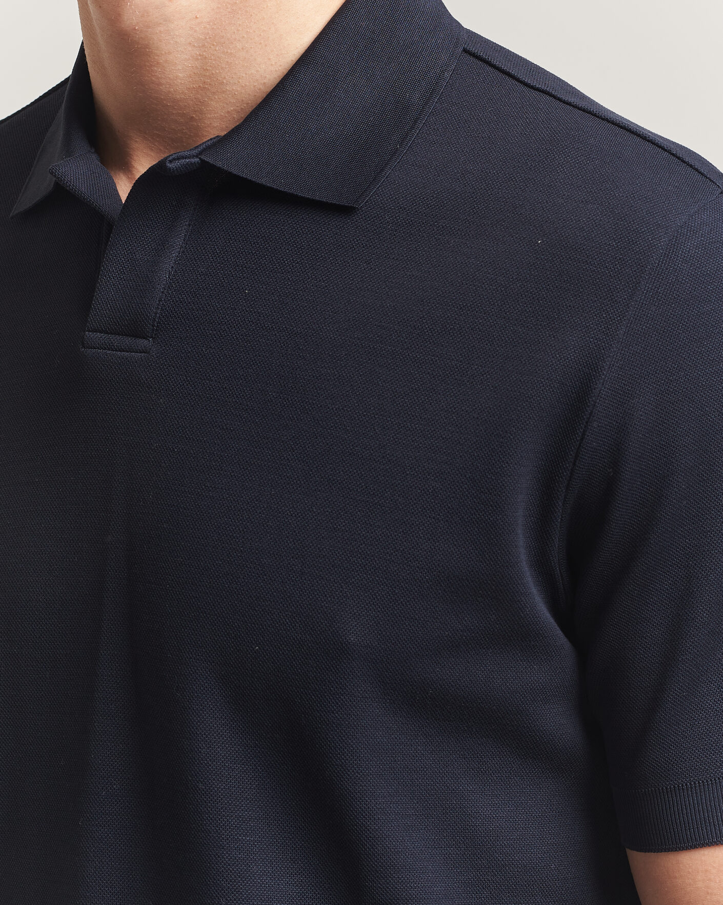 Homme | Polos | Altea | Jersey Piquet Polo Navy