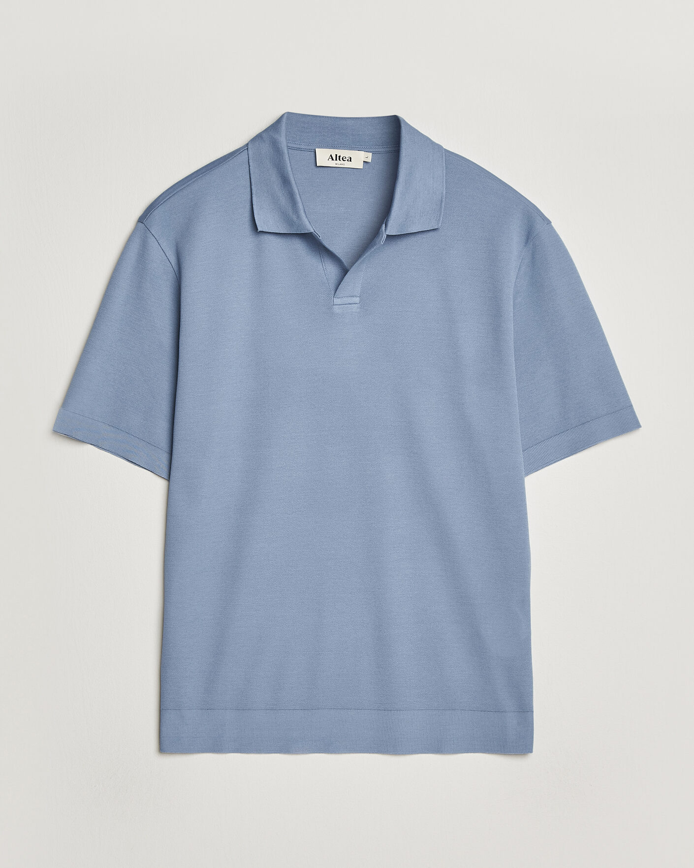 Homme | Polos | Altea | Jersey Piquet Polo Light Blue