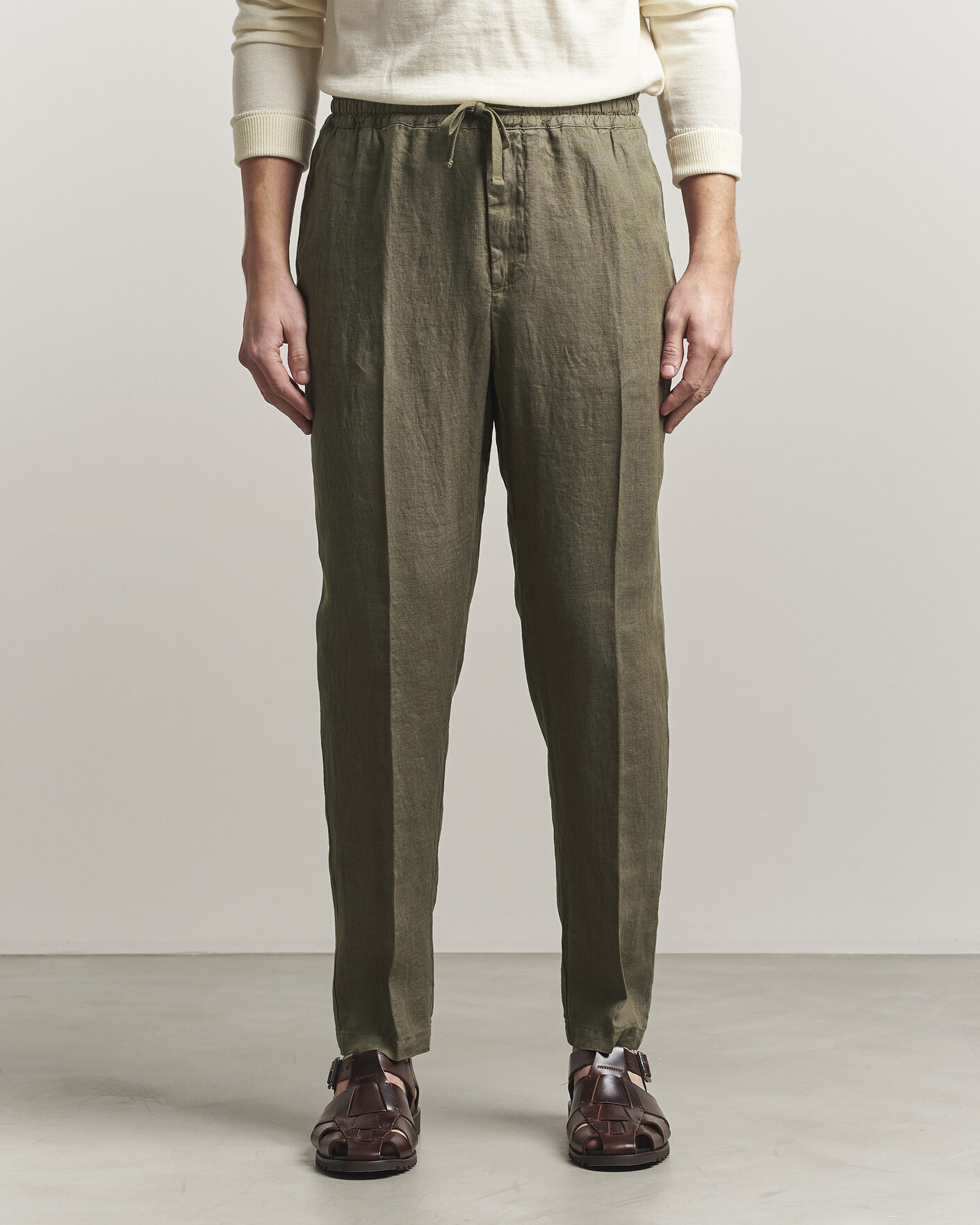 Homme | Pantalons | Altea | Linen Pants Military