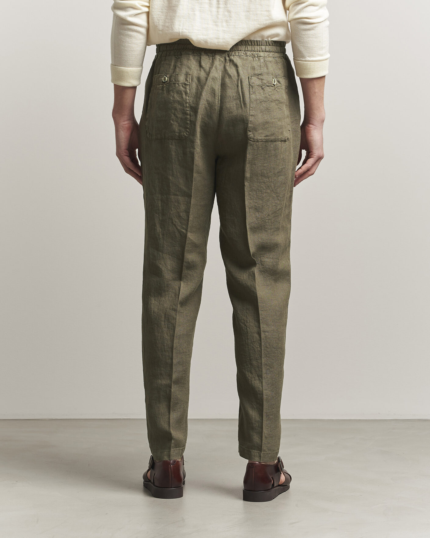 Homme | Pantalons | Altea | Linen Pants Military