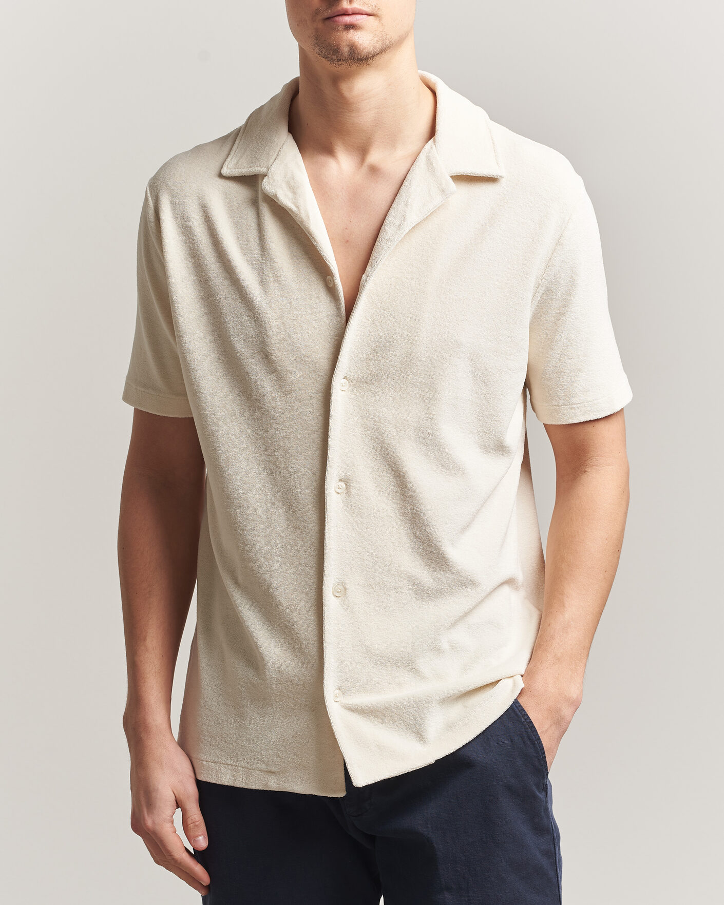 Homme | Chemises | Altea | Terry Bowling Shirt Off White