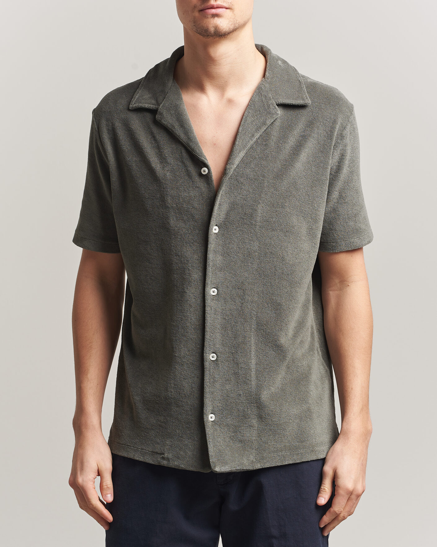 Homme | Chemises | Altea | Terry Bowling Shirt Olive