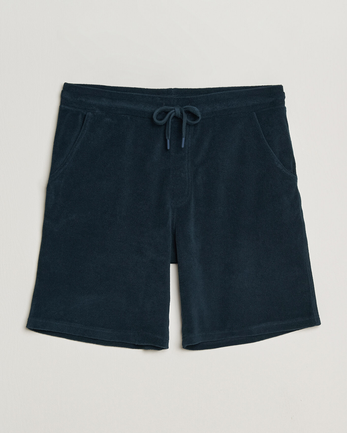 Homme | Shorts | Altea | Terry Drawstring Shorts Navy