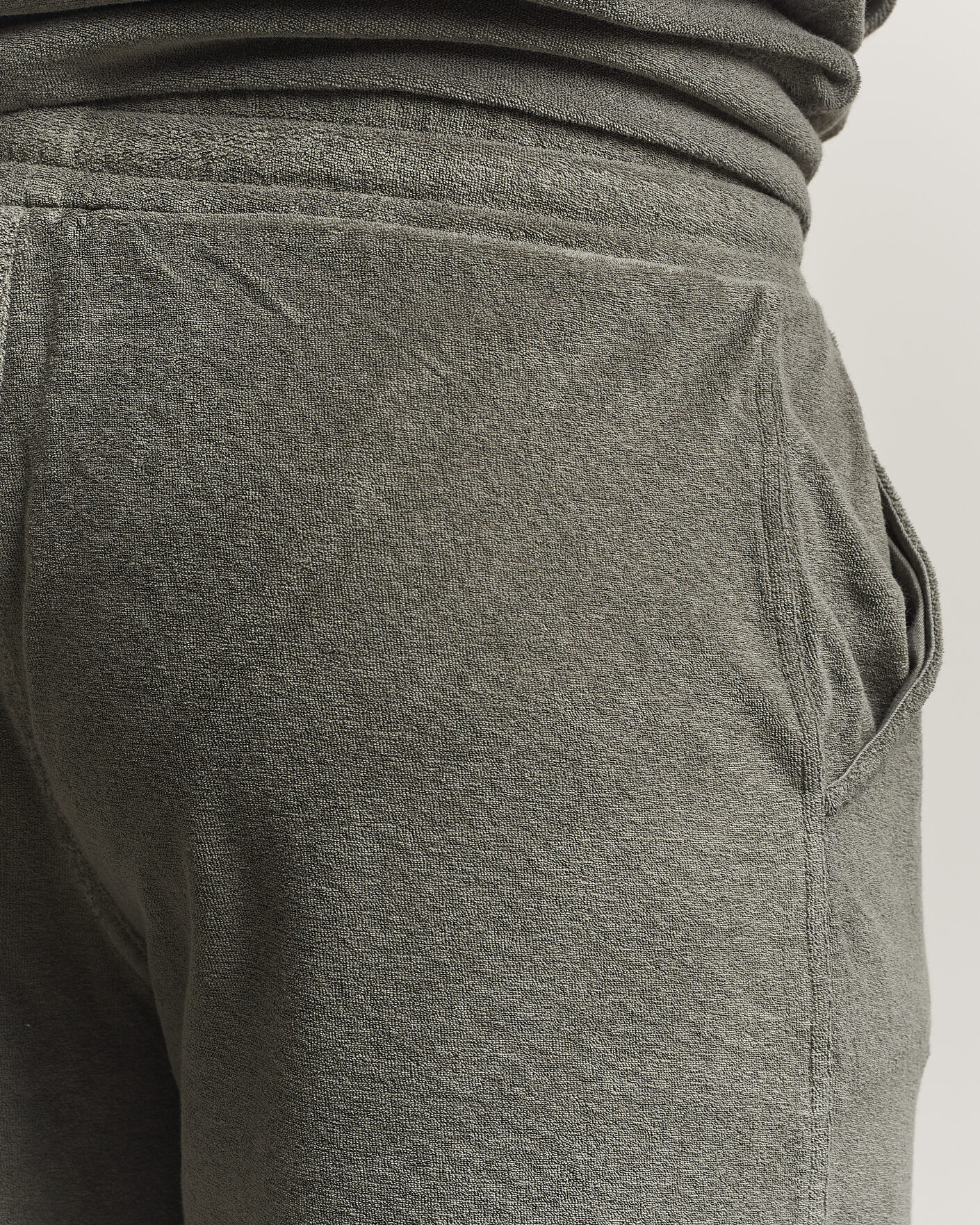 Homme | Shorts | Altea | Terry Drawstring Shorts Olive