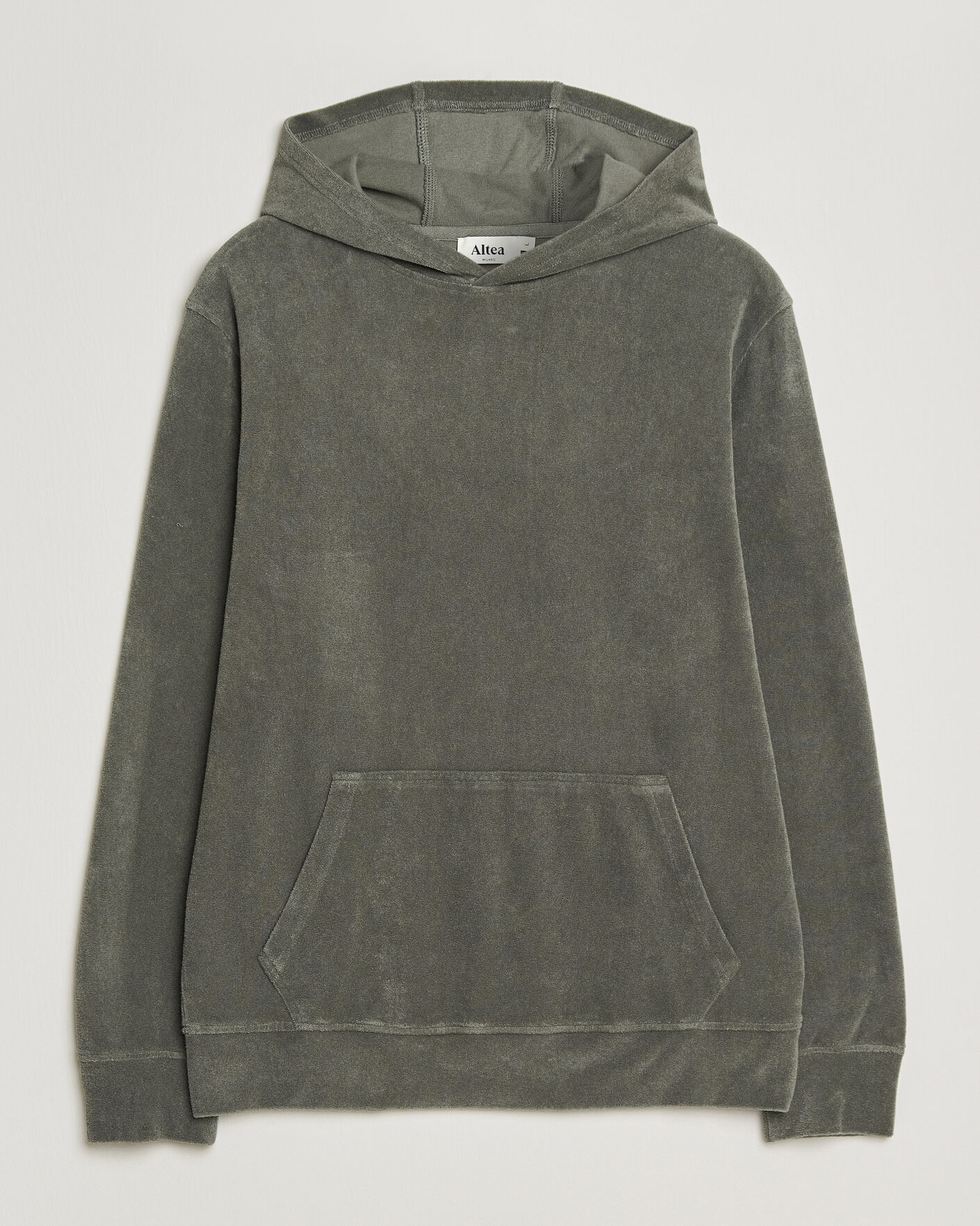 Homme | Pulls Et Tricots | Altea | Terry Cotton Hoodie Olive