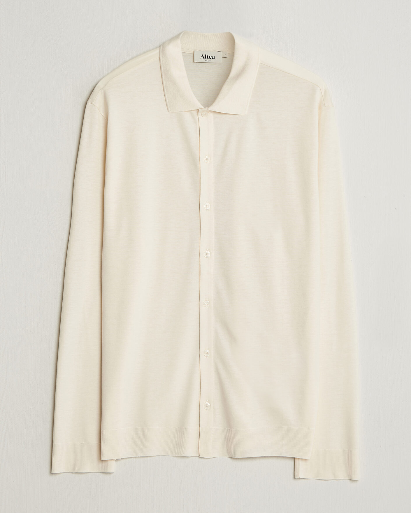 Homme | Chemises | Altea | Jersey Knit Shirt Off White