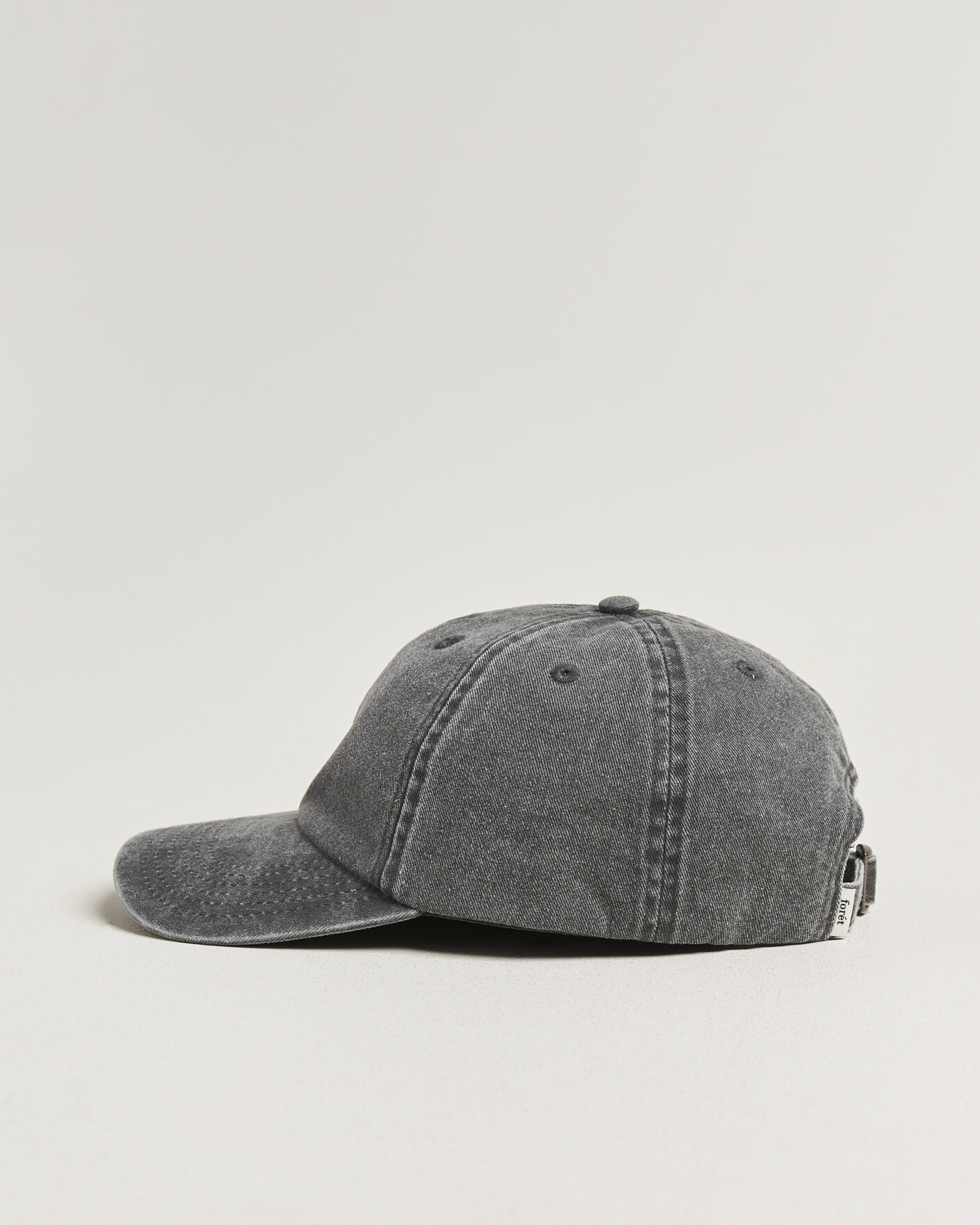 Homme | Bobs Et Casquettes | Forét | Bouquet Heavy Washed Cap Washed Black