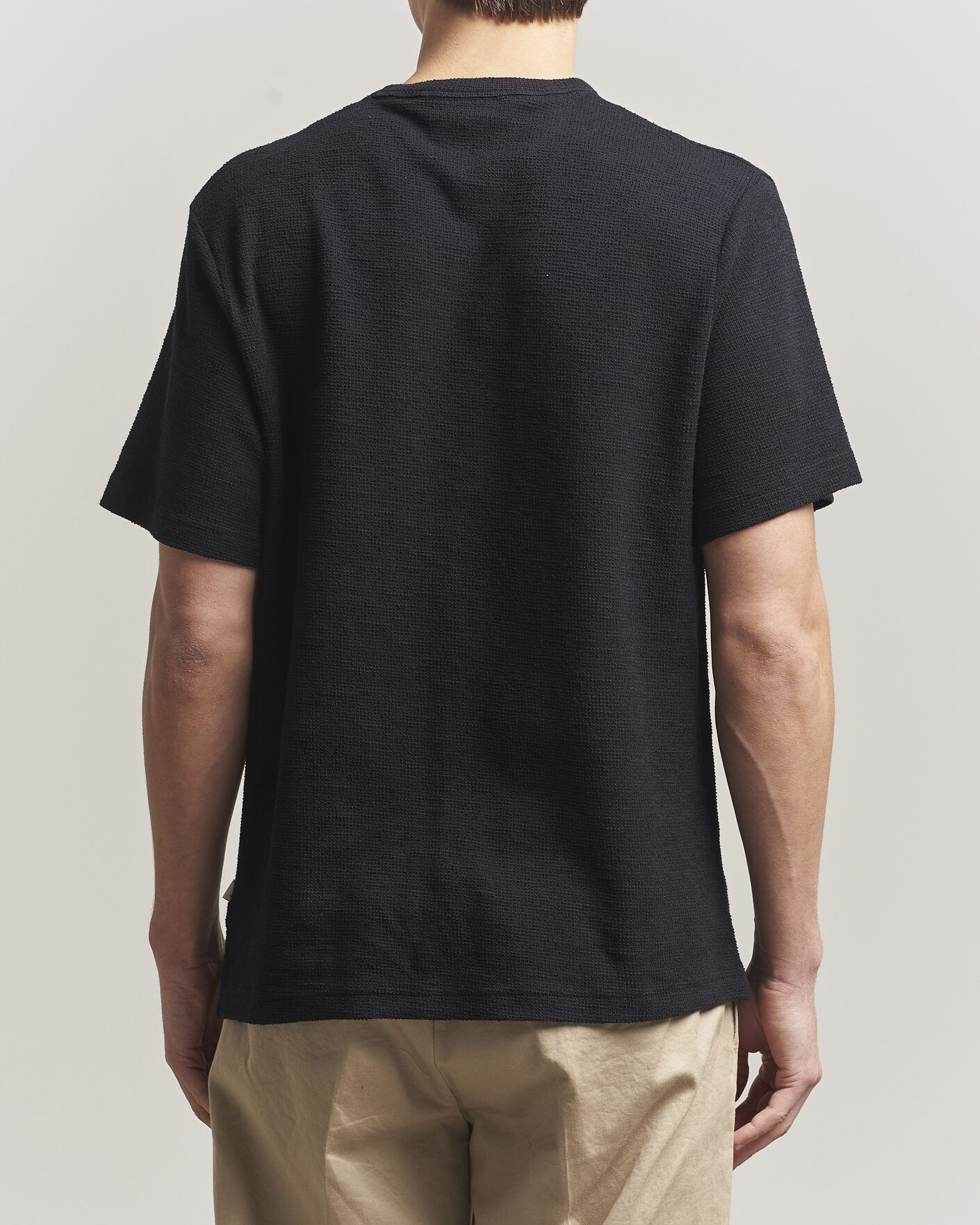 Homme | T-shirts | Forét | Fir Structured T-Shirt Black