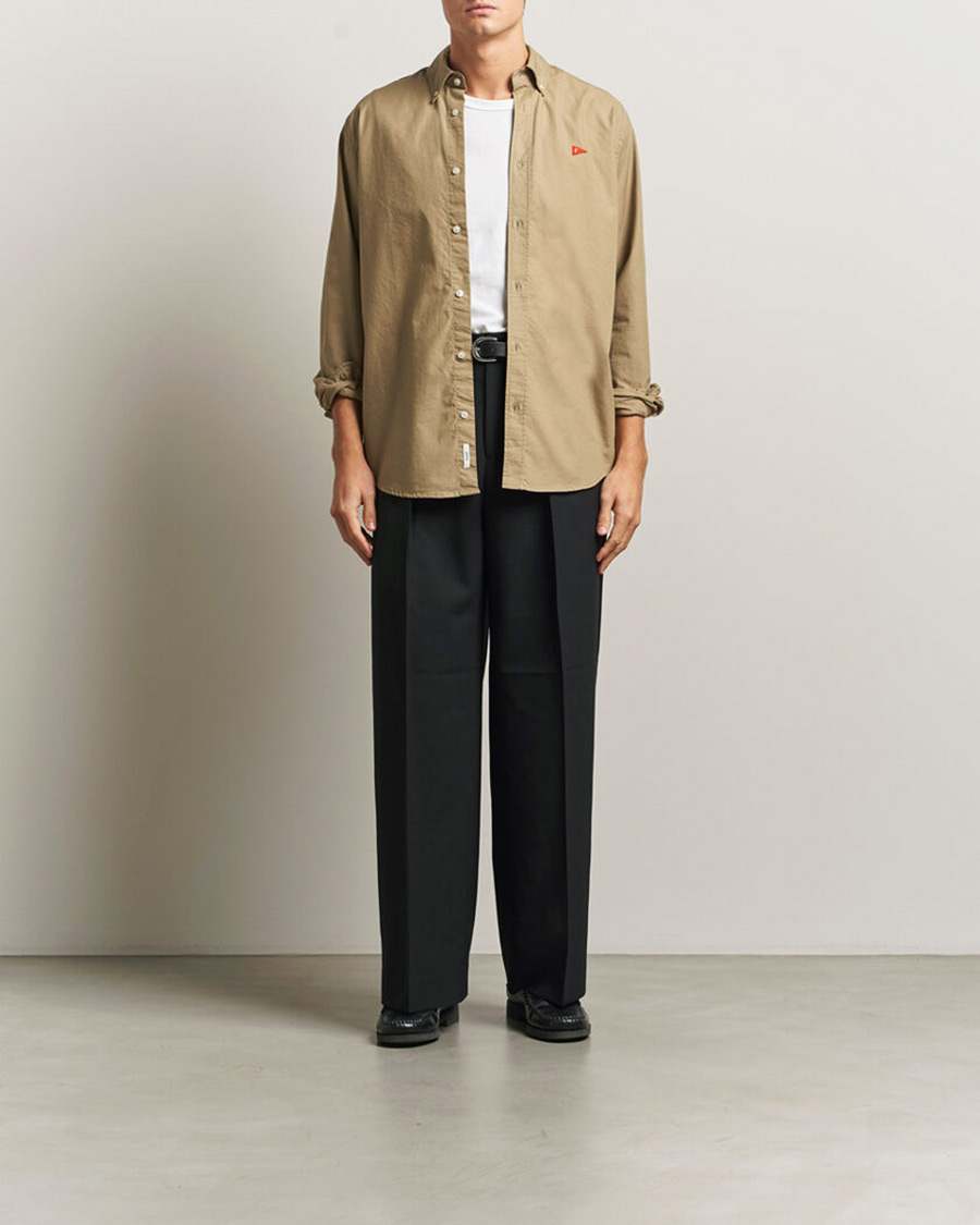 Homme | Chemises | Forét | Flag Regular Fit Oxford Shirt Khaki