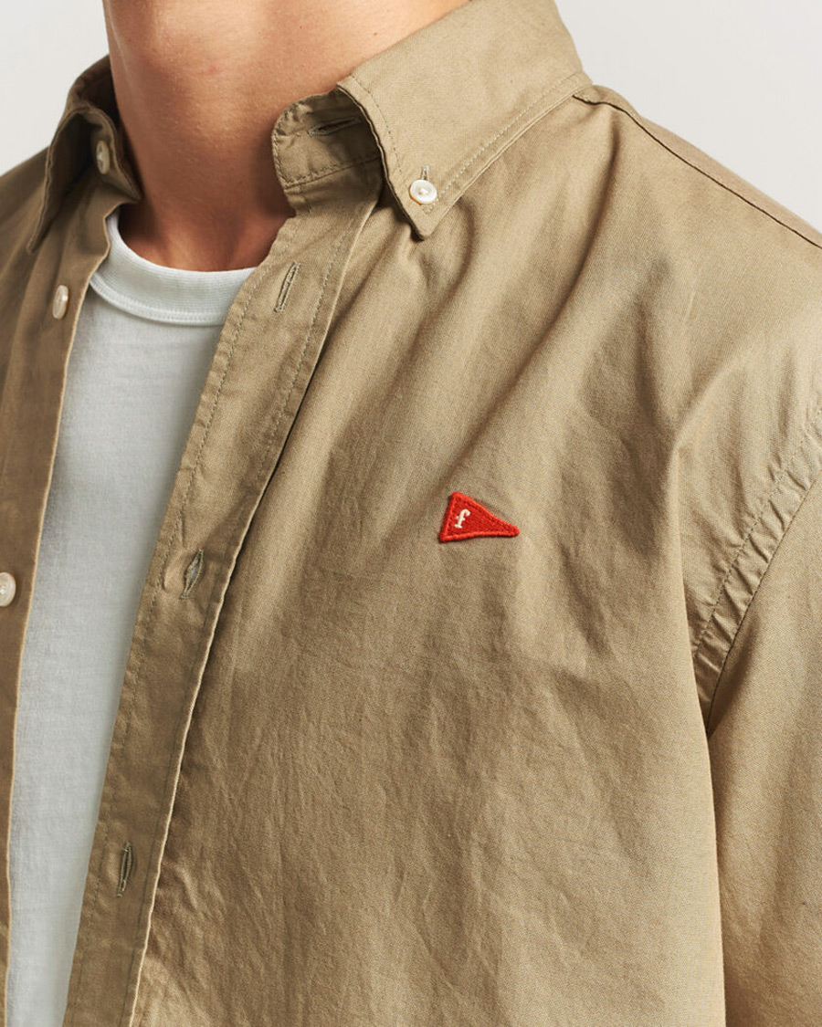 Homme | Chemises | Forét | Flag Regular Fit Oxford Shirt Khaki