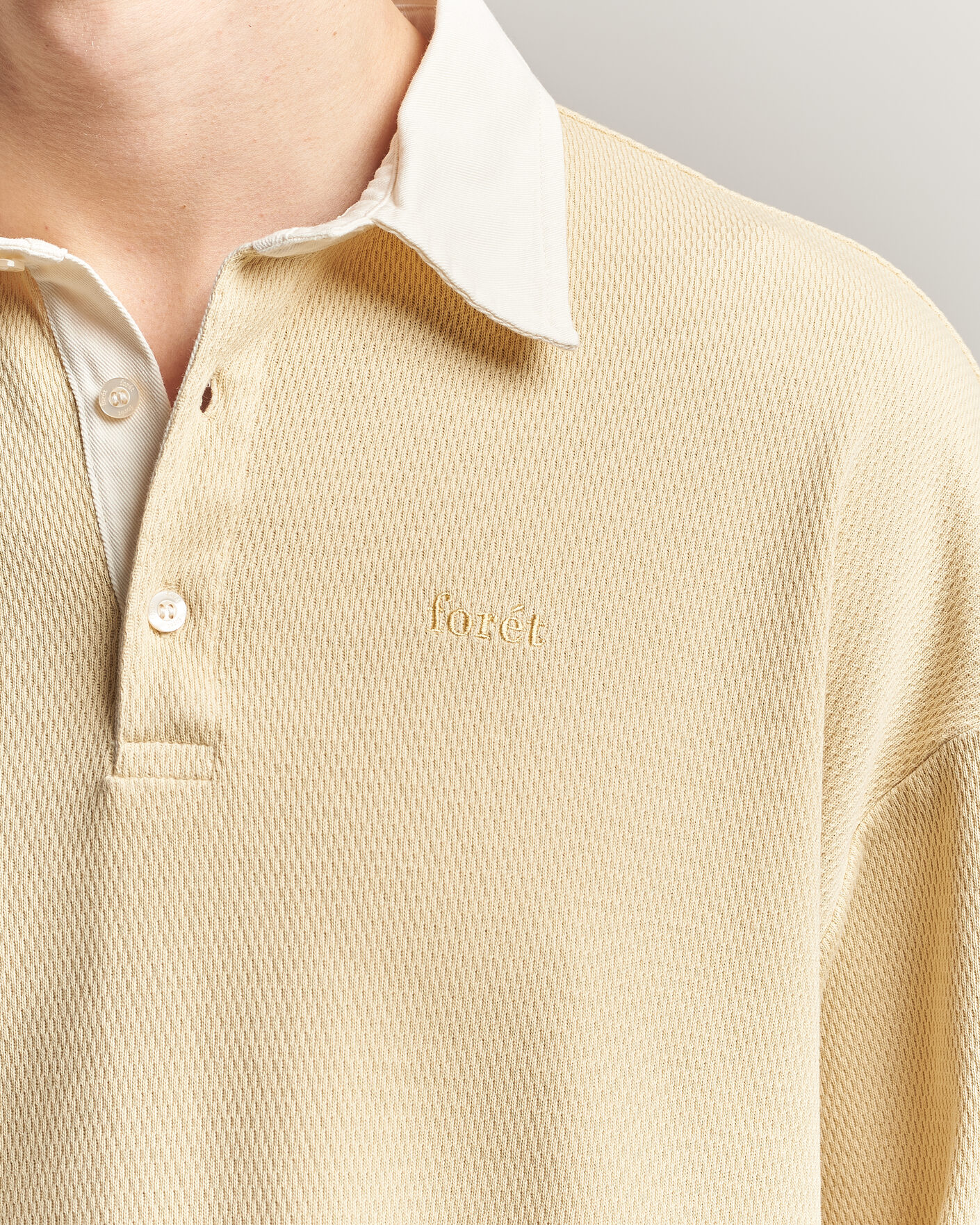 Homme | Pulls Et Tricots | Forét | Match Rugby Structured Sweatshirt Vintage Yellow