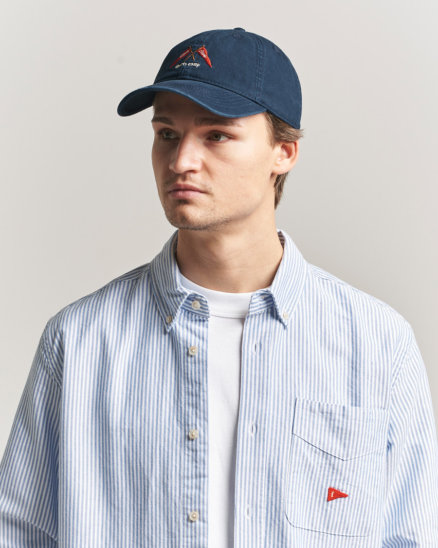 Homme | Bobs Et Casquettes | Forét | Pennant Washed Cap Navy