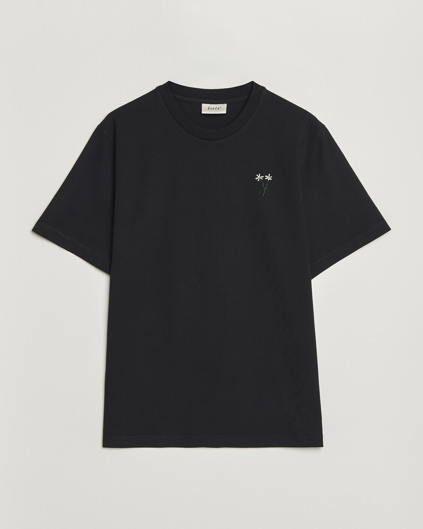 Homme | T-shirts | Forét | Posy T-Shirt Black