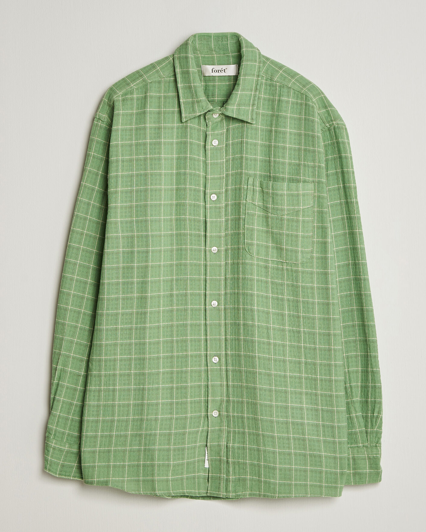 Homme | Chemises | Forét | Scout Relaxed Fit Loose Weave Shirt Vibrant Moss