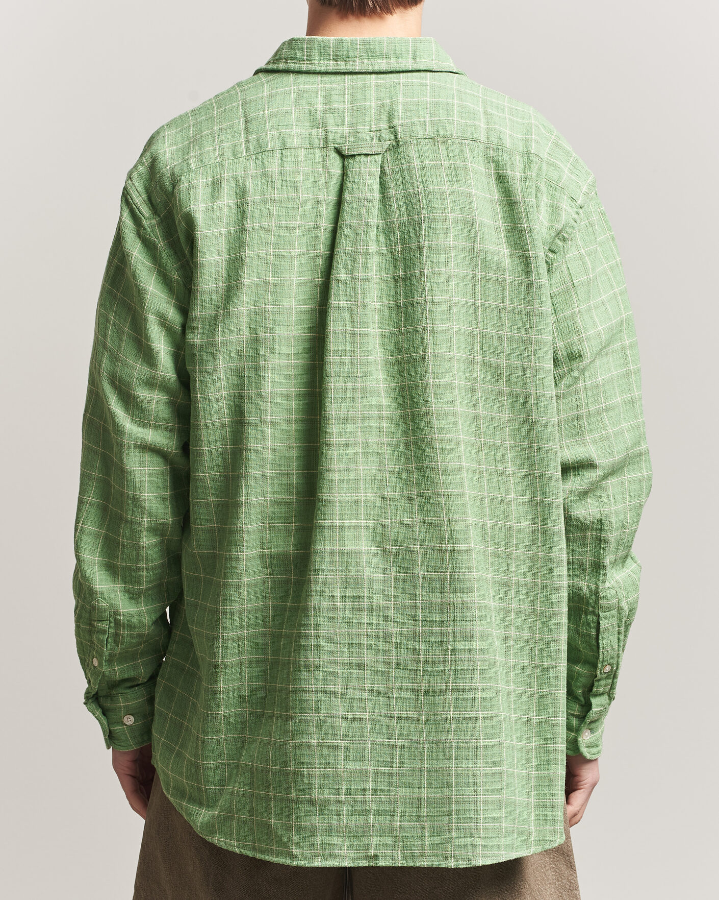 Homme | Chemises | Forét | Scout Relaxed Fit Loose Weave Shirt Vibrant Moss