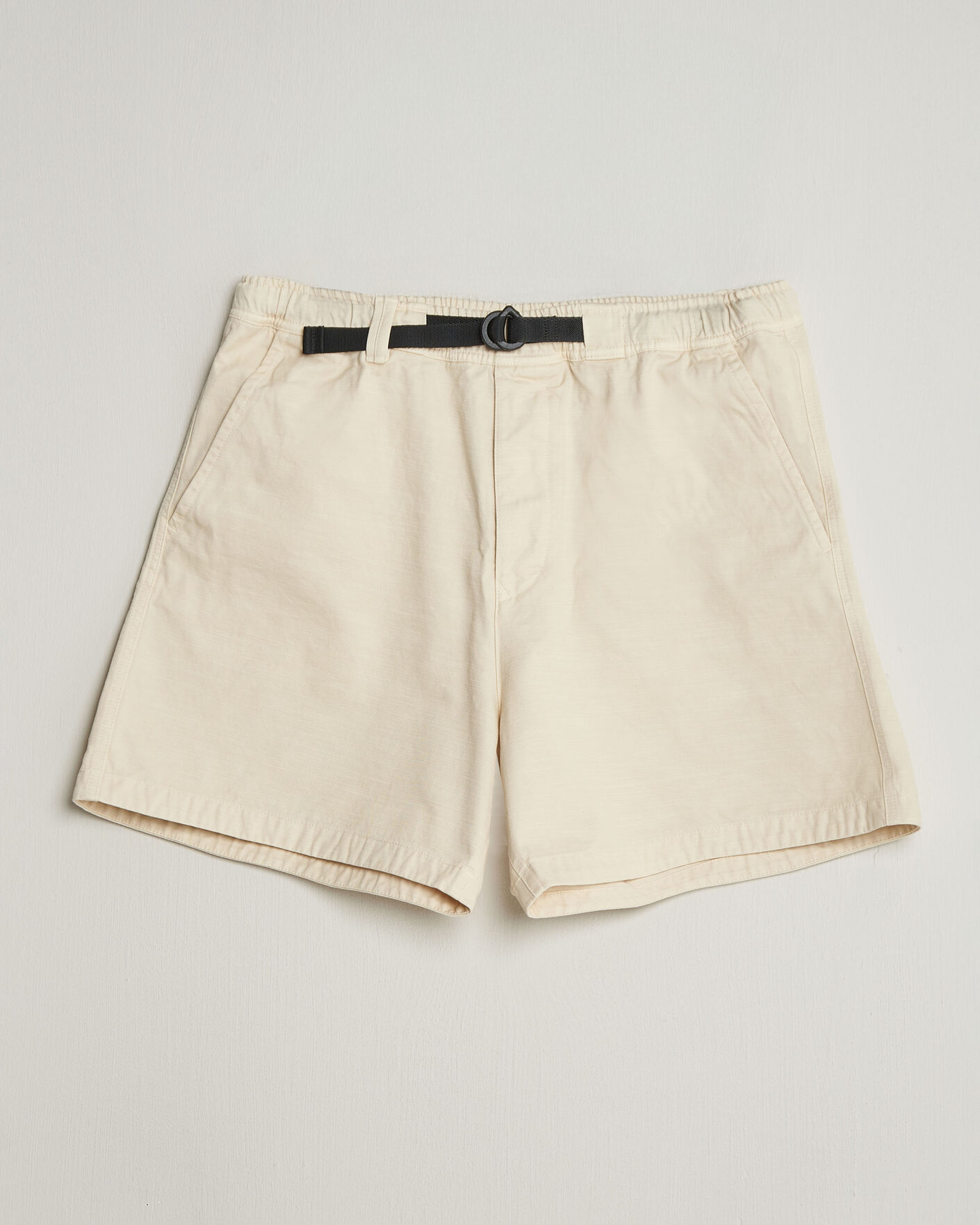 Homme | Shorts | Stone Island | Marina Organic Slub Cotton Shorts Ivory