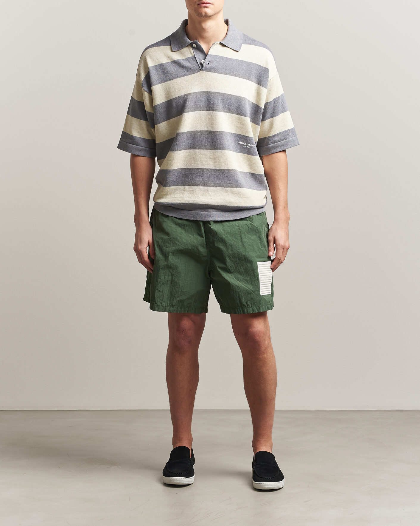 Homme | Maillots De Bain | Stone Island | Marina Micro Brushed Nylon-TC Swimshorts Quartz Green