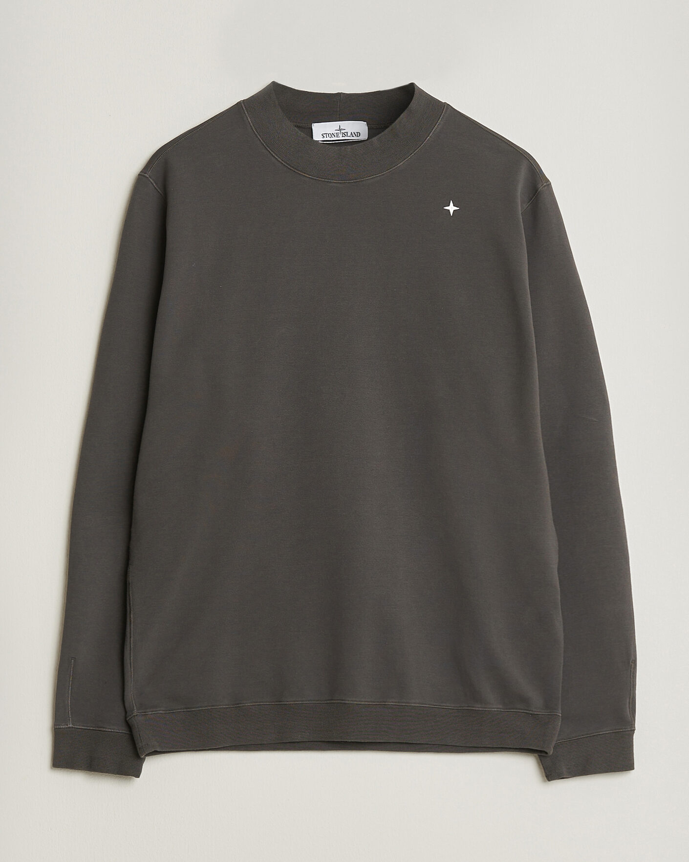 Homme | Pulls Et Tricots | Stone Island | Stellina Cotton Sweatshirt Charcoal