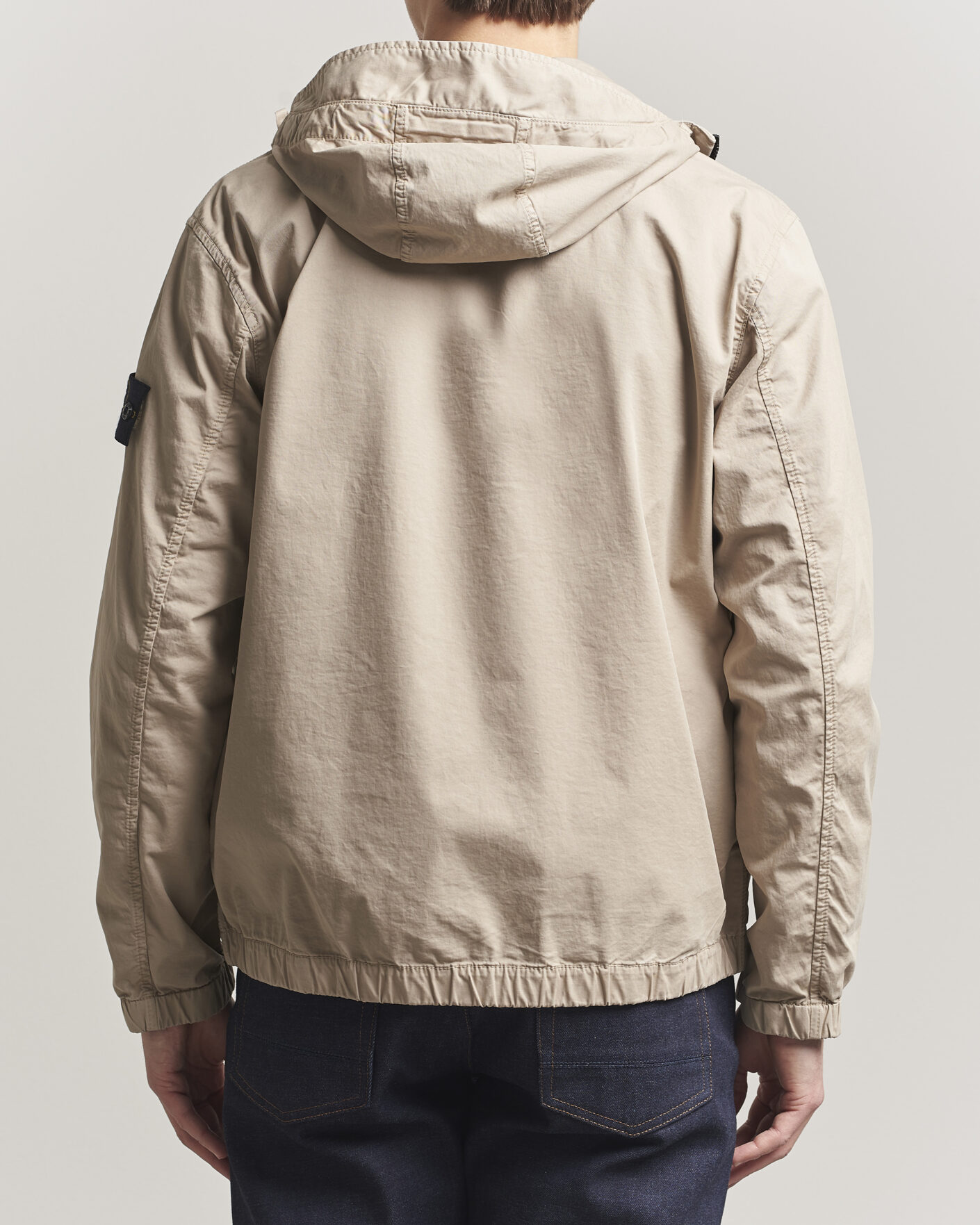 Homme | Manteaux Et Vestes | Stone Island | Stretch Cotton Twill Hood Jacket Desert