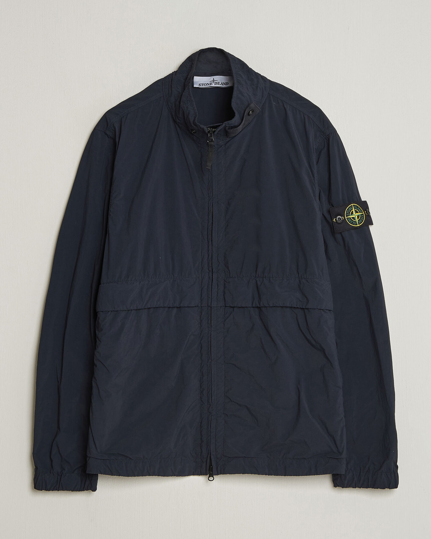 Homme | Manteaux Et Vestes | Stone Island | Nylon Smerigliato-TC Stand Collar Jacket Navy