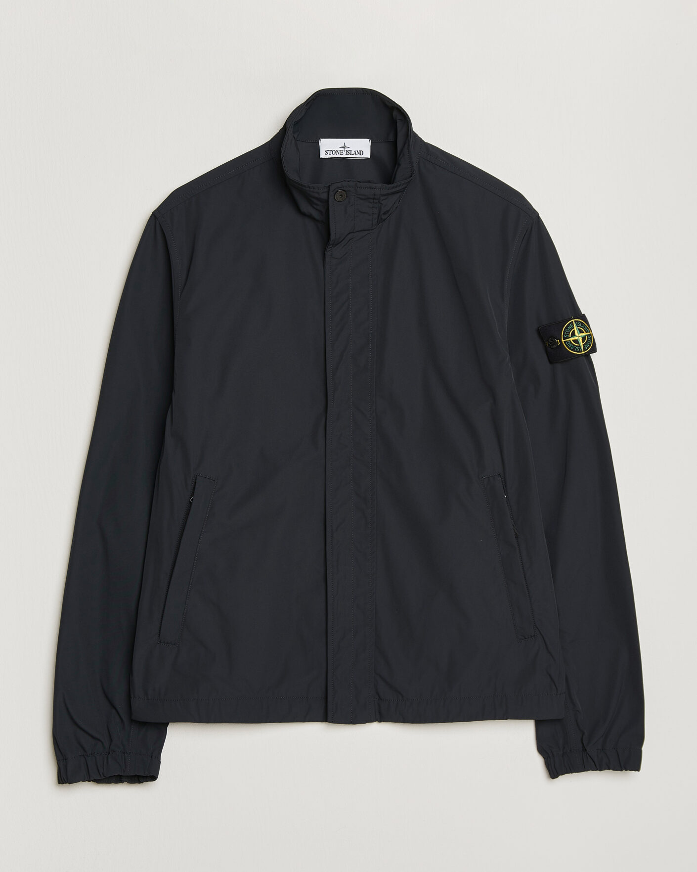 Homme | Manteaux Et Vestes | Stone Island | Micro Twill Stand Collar Jacket Black
